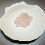 Faceted Rose Quartz Beads – 8 mm Round, 30 cm Strand, Pale Pink Gemstone for Jewelry Making