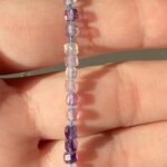 Squarely Faceted Flourite Beads (30cm)