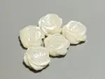 10mm Perlmutt (MOP) Rose Blumen