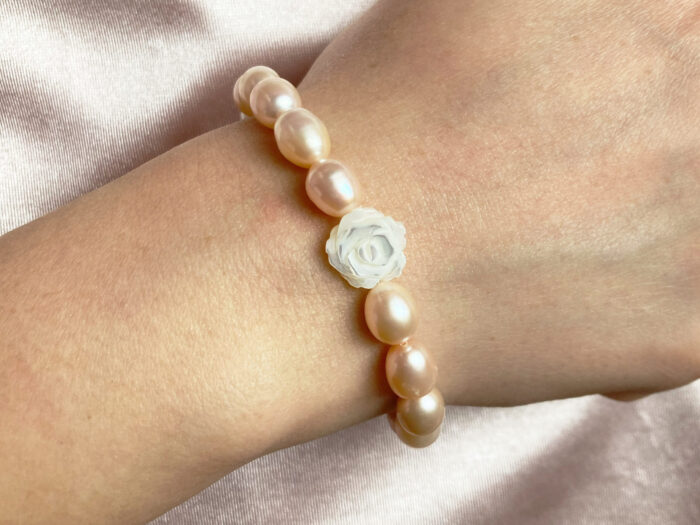 12mm Mother of Pearl (MOP) Rose Flowers – Bild 3