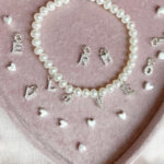 Sterling Silber Buchstaben-Anhänger – S925, 8 x 5 mm, Zirkonia, personalisierter Schmuckanhänger