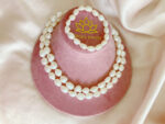 Natural White Pearls Necklace and Bracelet Set (80cm & 18cm) – Bild 3