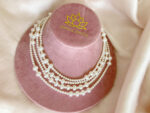 Stylish Natural White Pearls Necklace (155cm) – Bild 3