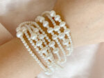 Stylish Natural White Pearls Necklace (155cm) – Bild 4