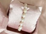 Natural White Pearls Necklace and Bracelet Set (80cm & 18cm) – Bild 4