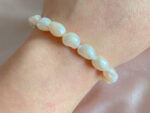 Natural White Pearls Necklace and Bracelet Set (80cm & 18cm) – Bild 3