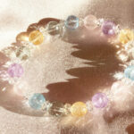 Natürliches Edelstein-Kugel-Armband (18cm)