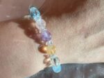 Natural Gemstone Ball Bracelet (18cm) – Bild 2
