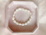 Handcrafted Baroque Freshwater Pearl Bracelet – 18 cm, White, 4–5 mm Pearls, No Clasp - Image 3