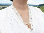 Natural White Pearls Necklace (115cm long with 3.5-4mm pearls) – Bild 2