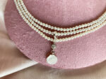 Mother-of-Pearl Shell Necklace and Earrings Set - Image 3