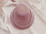 Natural Purple Freshwater Pearl Necklace with S925 Silver Clasp – 40cm - Image 2