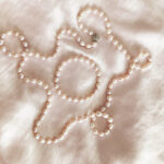 Natural Freshwater Light Purple Pearl Necklace & Bracelet Set – 9×7 mm Pearls, S925 Rose Flower Clasp, 88 cm Necklace, 18 cm Bracelet